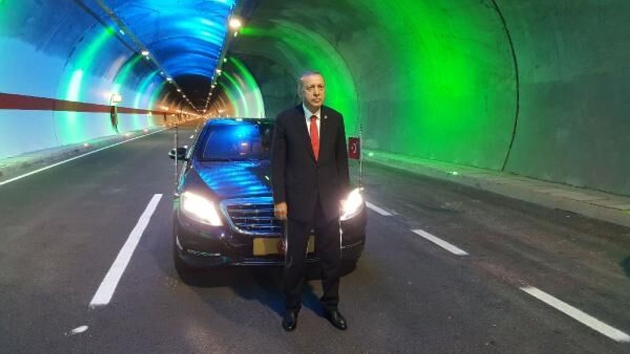 Cumhurbaşkanı Erdoğan, Ovit Tüneli'ni açtı; 138 yıllık hayal gerçek oldu