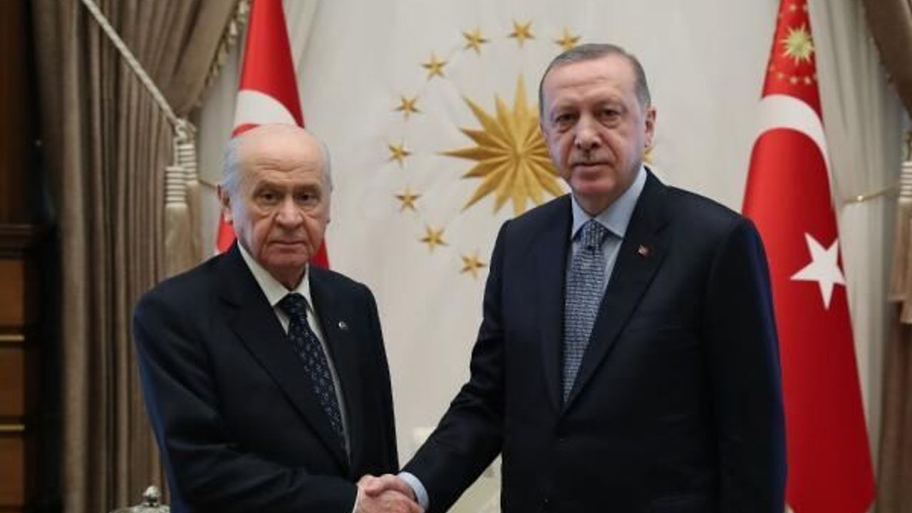 Cumhurbaşkanı Erdoğan MHP lideri Bahçeli ile görüştü