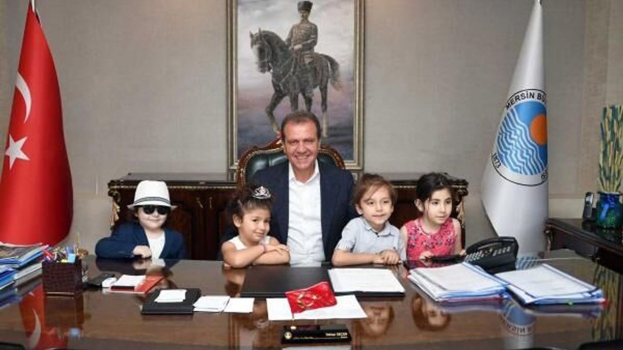 Doğa Bekleriz, minikler ile birlikte Başkan Seçer’i ziyaret etti