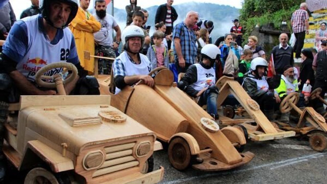 'Formulaz' tahta araba yarışları nefes kesti/ Ek fotoğraflar