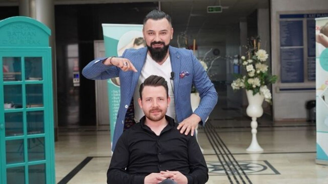 Batman’da saç ekim merkezi, bölgenin parlayan yıldızı oldu