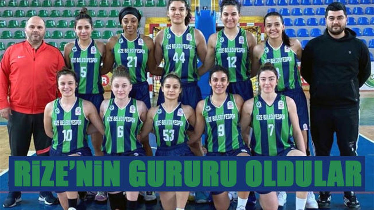 Rizeli kadın basketçiler Süper Lig yolunda