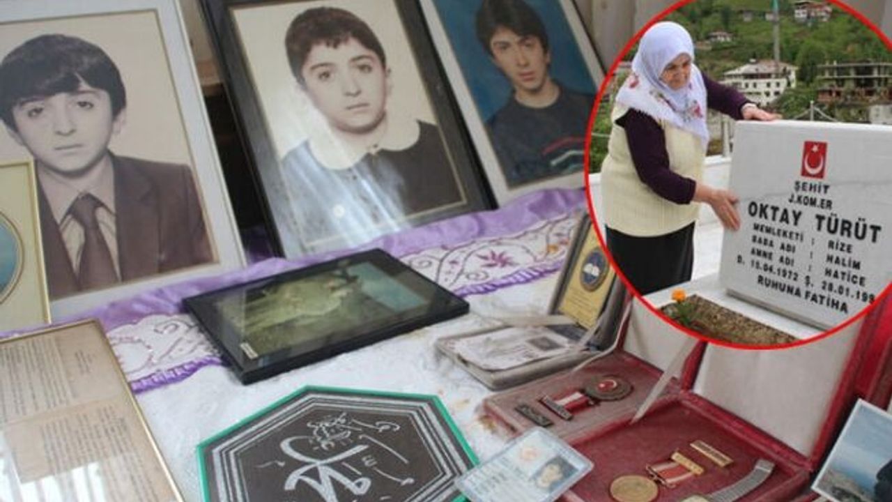 28 yıldır şehit oğlunun hatıralarını odasında yaşatıyor