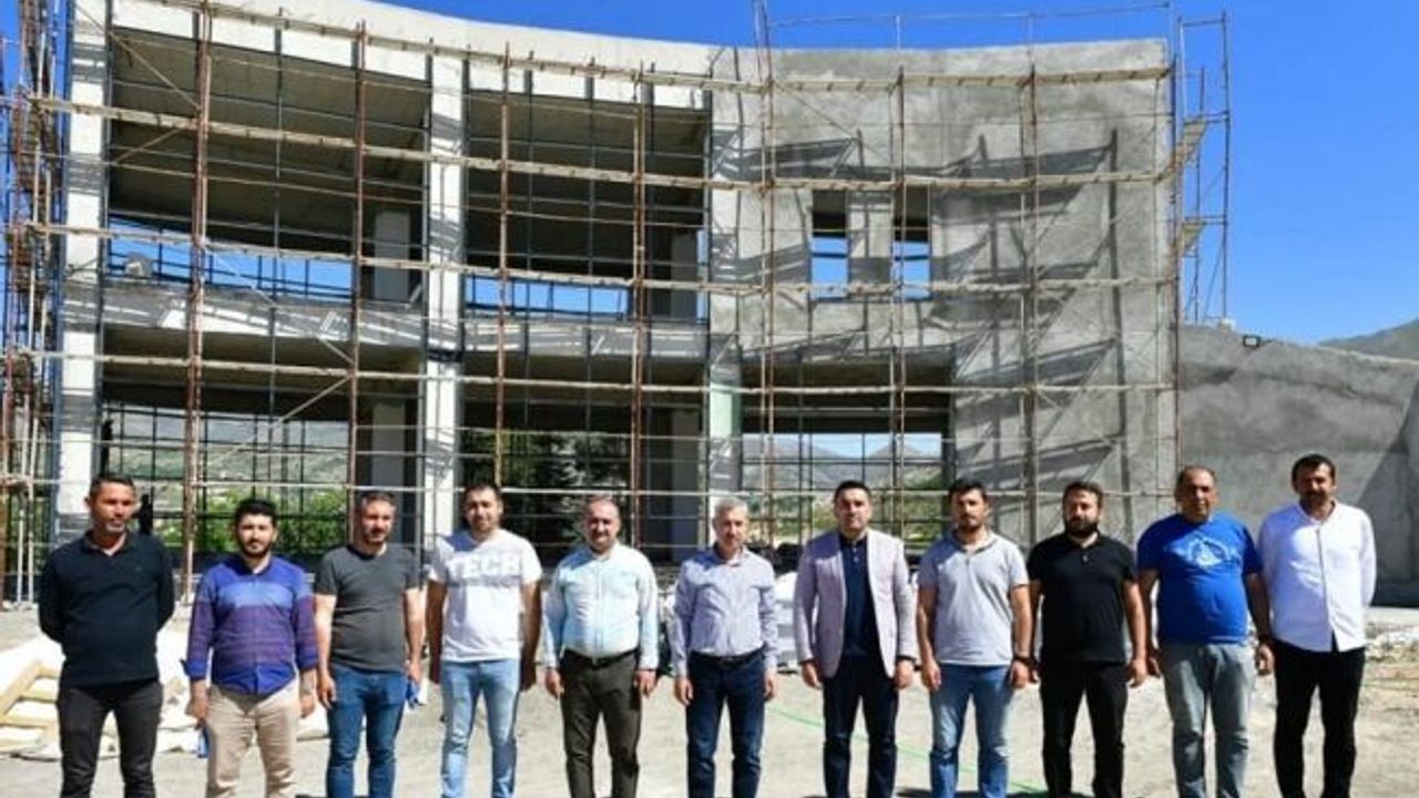 ‘ Şahintepe macera parkı ve sosyal tesisleri’ hızla yükseliyor