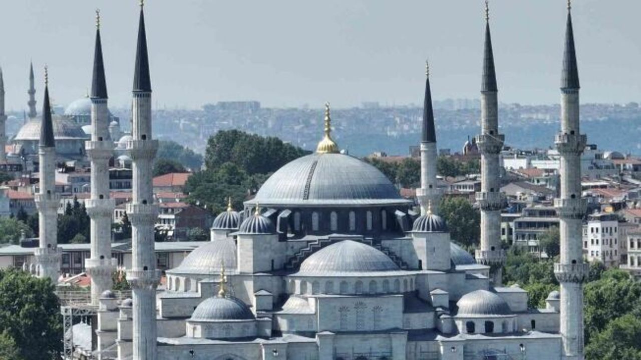 Sultanahmet Camii yıllar sonra ilk kez böyle görüntülendi