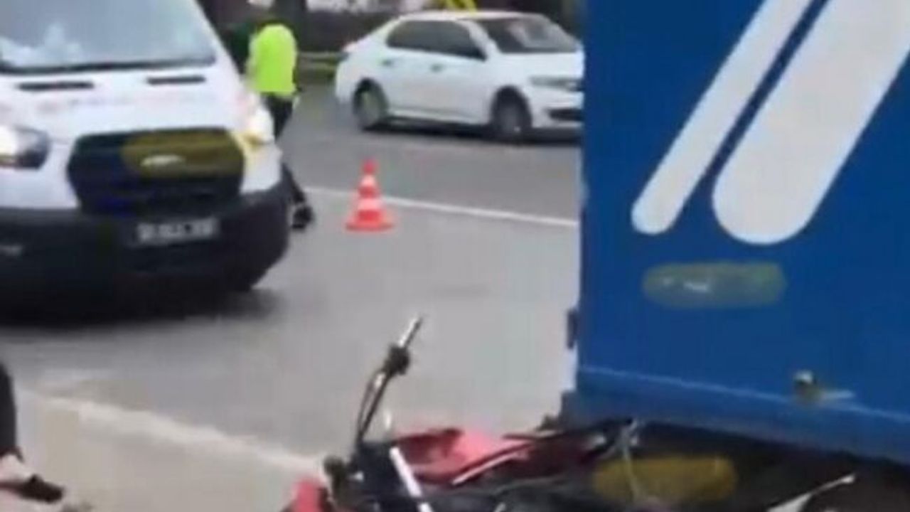 Gemlik’te motor kazası: 1 ölü, 1 yaralı