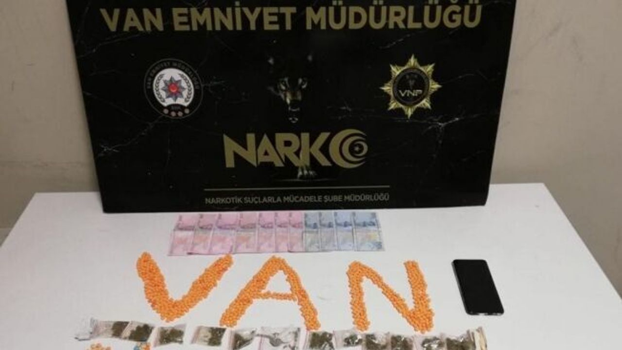 Van’da 15 kilo eroin ile bin 547 adet extacy hap ele geçirildi