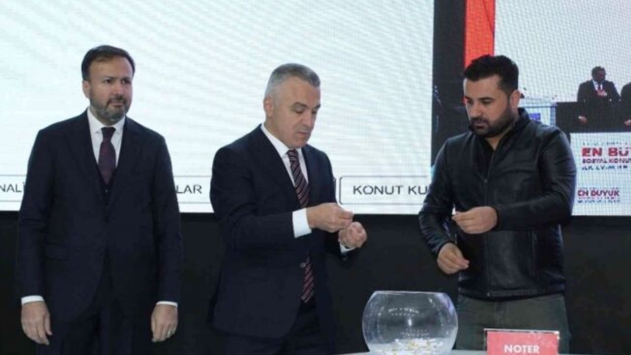 Sosyal Konut Projesi’nde ilk kura bin 450 konut için Şırnak’ta çekildi