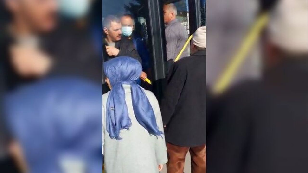 Hınca hınç dolu İETT otobüsüne binemedi isyan etti