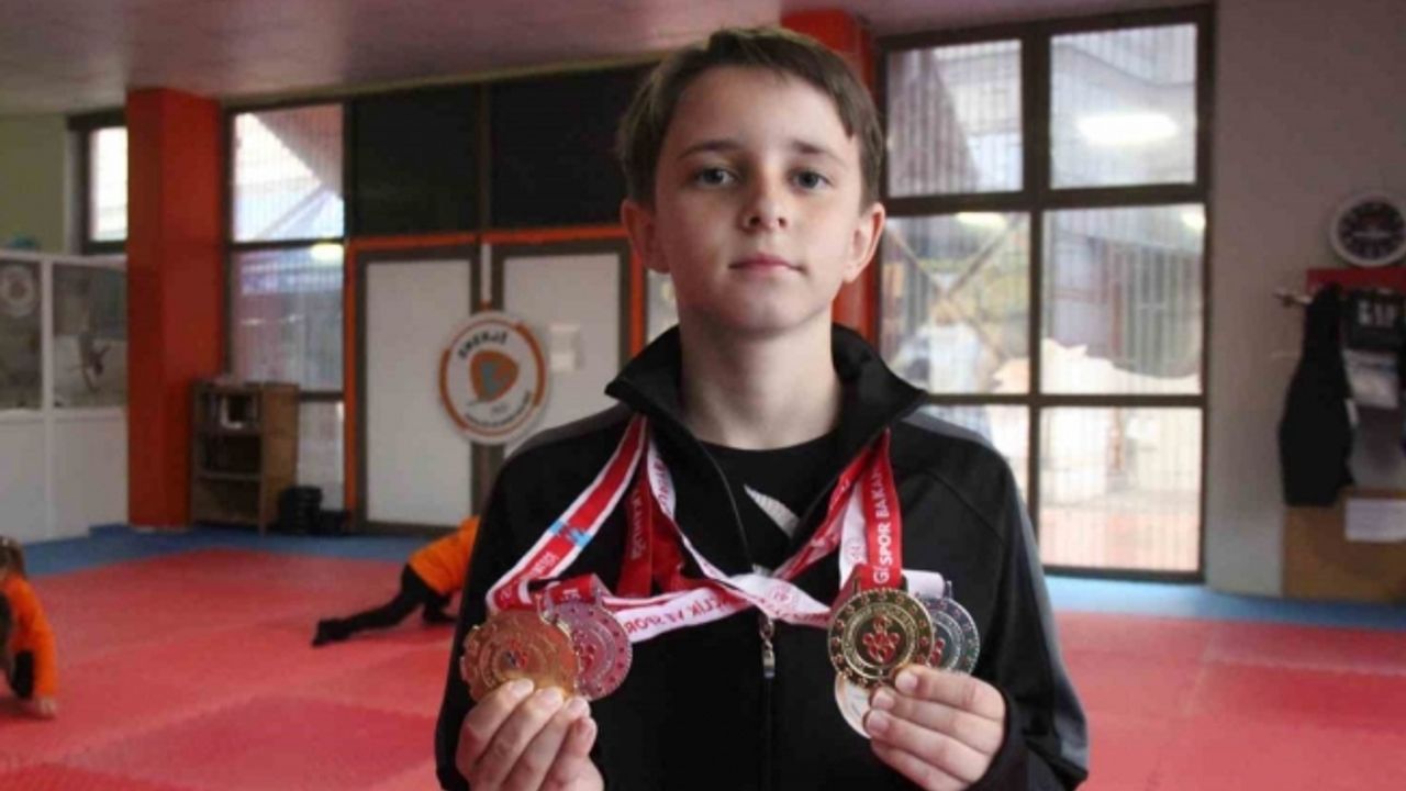 3 yaşından beri jimnastik yapıyor: Hayali dünya derecesi yapmak