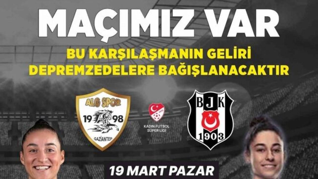 ALG Spor, Beşiktaş ile Kalyon Stadı’nda karşılaşacak
