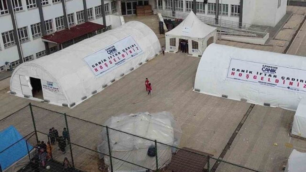 Canik Belediyesi deprem bölgesinde iftar ve sahur yemeği verecek