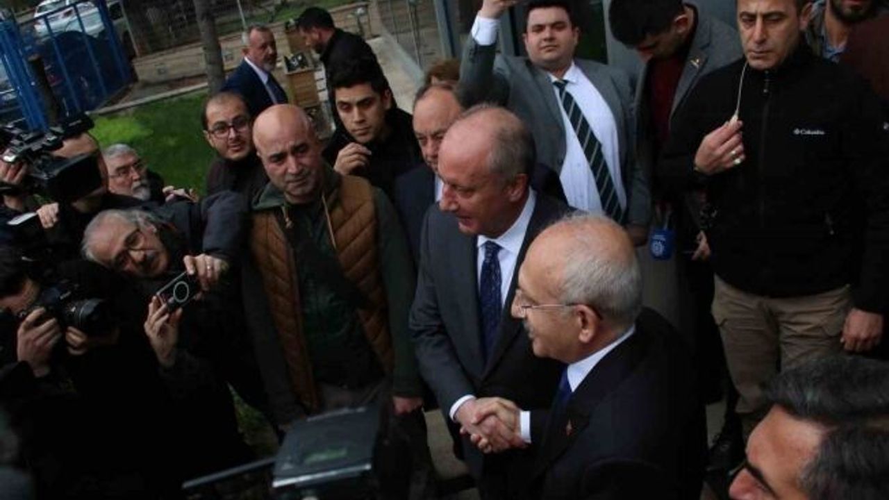 CHP lideri Kılıçdaroğlu, Muharrem İnce ile görüştü