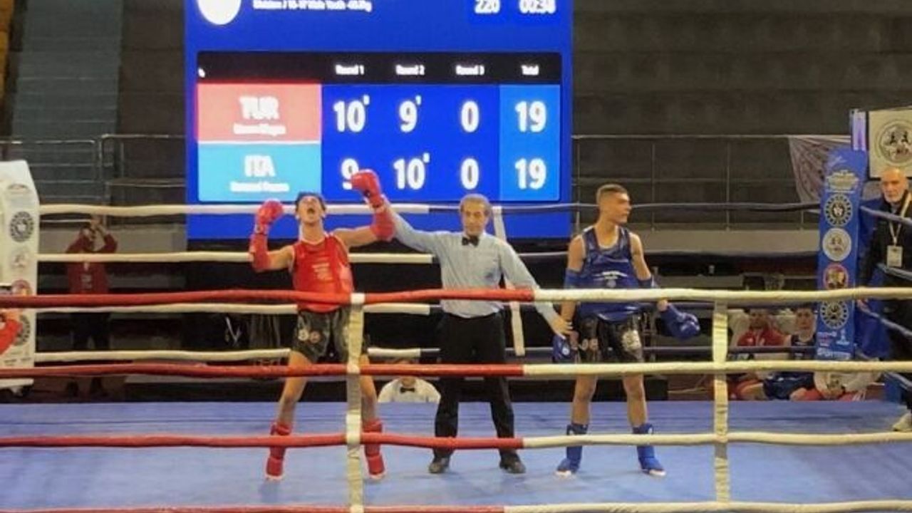 Meram Belediyesporlu Hasan Uluşan Avrupa Şampiyonu oldu