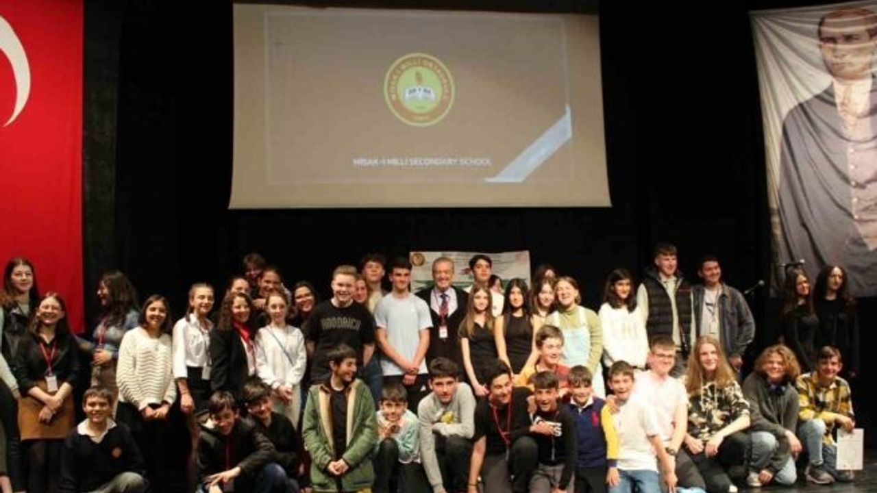 Misak-ı Milli Ortaokulu, yabancı öğrencileri kültür gecesinde buluşturdu
