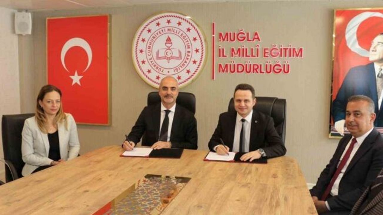 Muğla İl Milli Eğitim, YK Enerji ile mesleki eğitimde iş birliği imzalandı