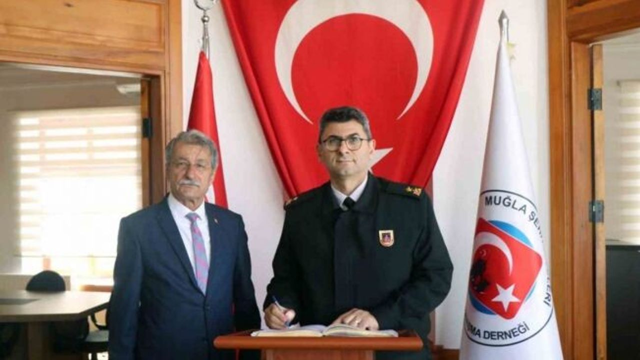 Tuğgeneral Gemalmaz’dan Muğla Şehit Aileleri Derneği’ne hayırlı olsun ziyareti