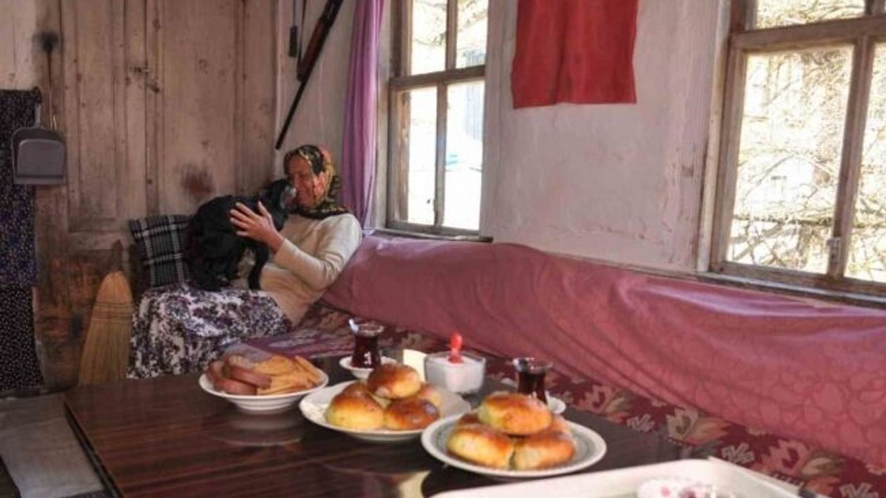 Yeni doğan kuzu ve oğlak üşümesin diye evlerinde bakıyorlar