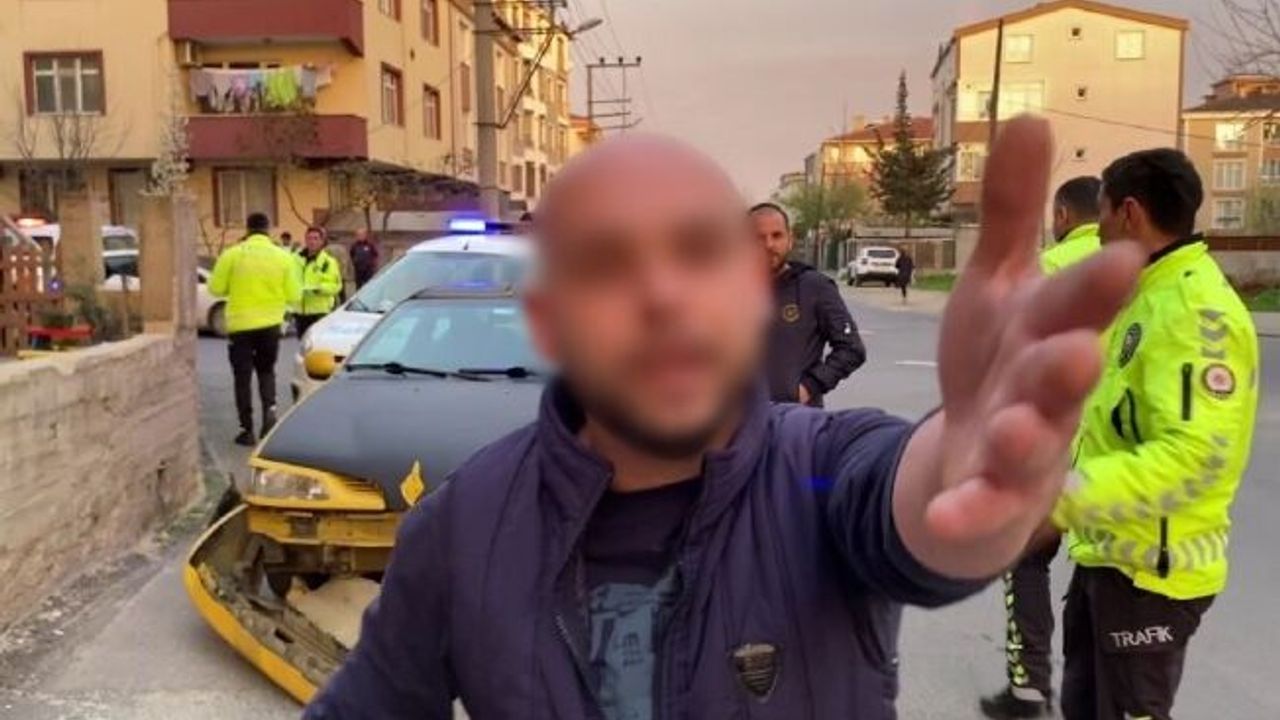 Kaza yapan sürücüden muhabire şoke eden sözler: "Git başka açıdan çek, rüşvet mi istiyorsun benden"