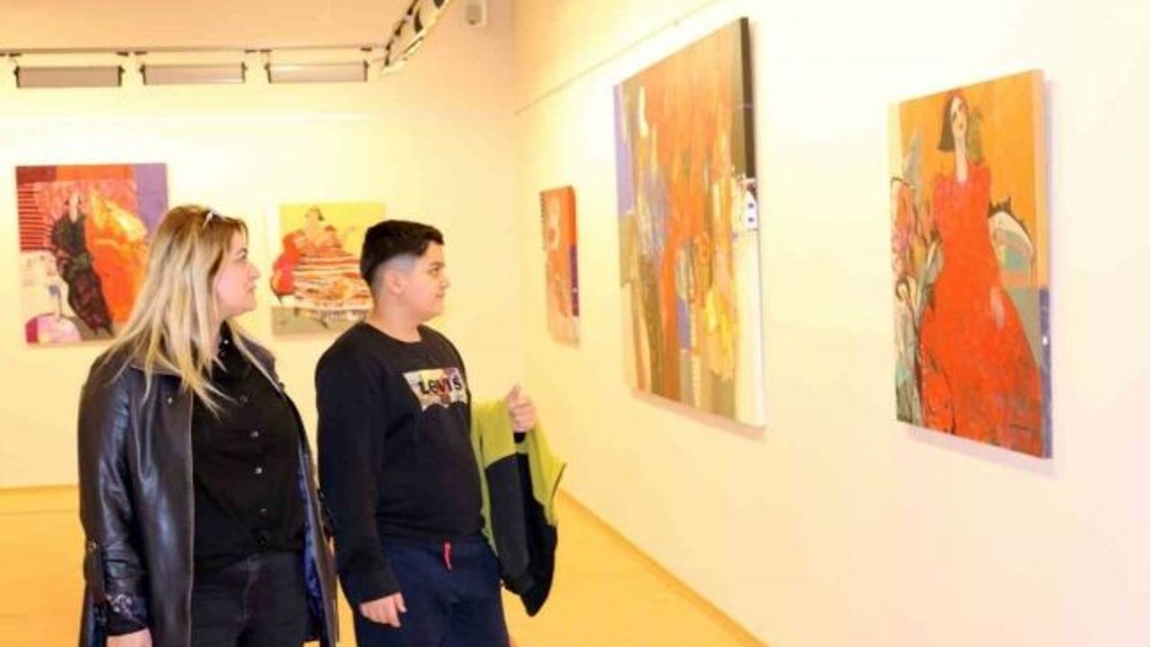 Ressam Güler Genç Erol SANKO Sanat Galerisi’nde sergi açtı