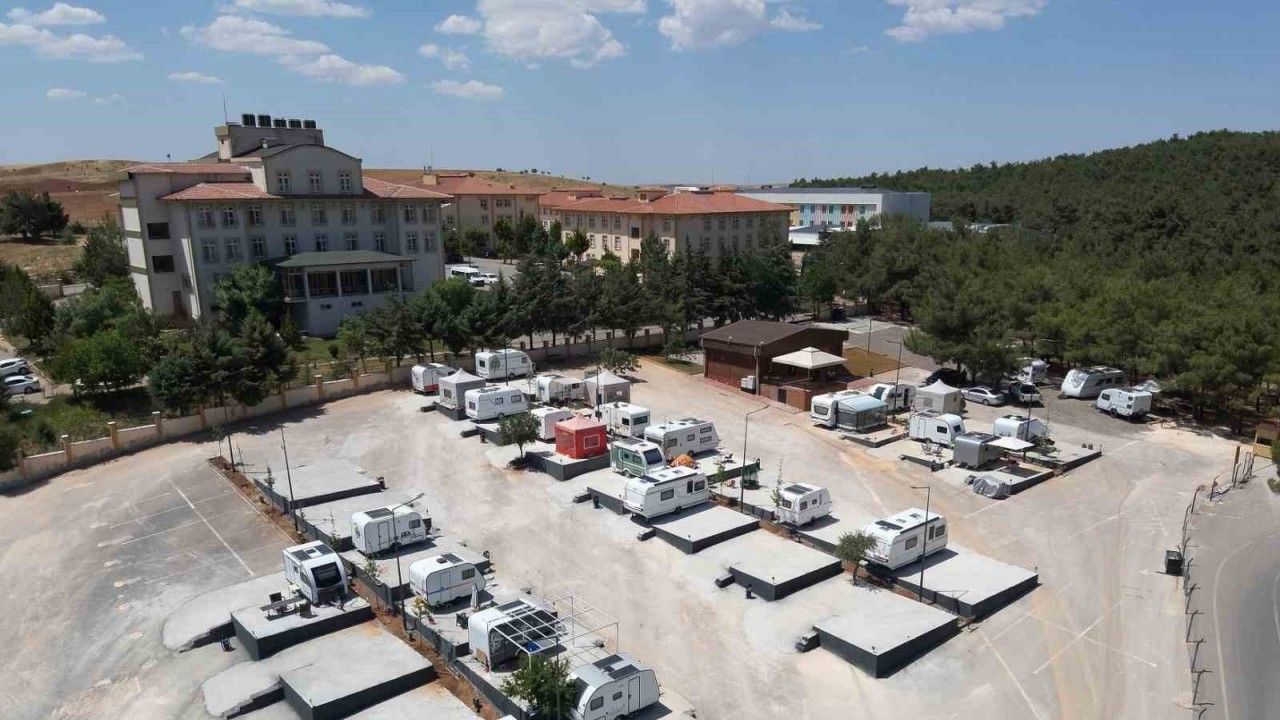 Gaziantep’te yeni karavan parkı Burç Ormanı’nda tamamlandı