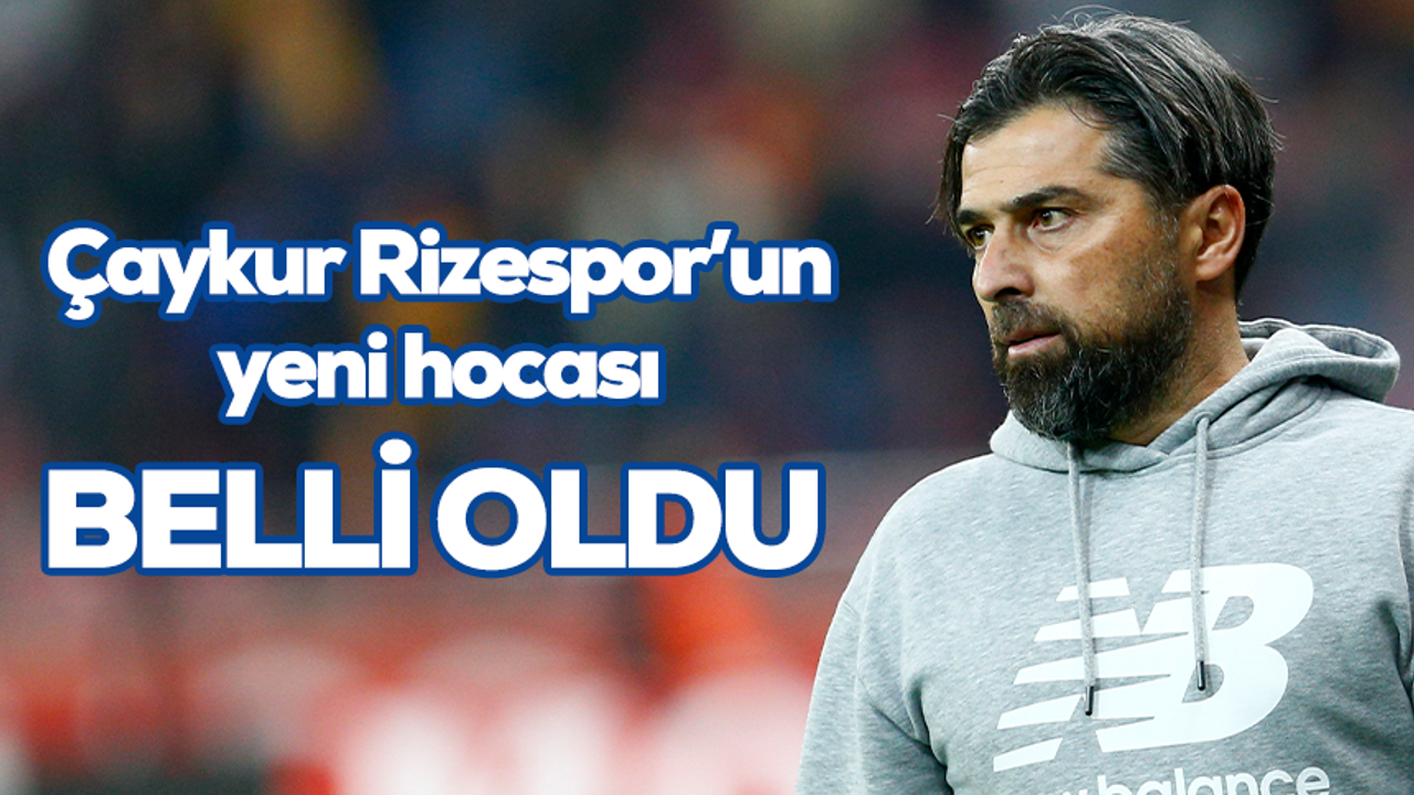 Çaykur Rizespor'un yeni teknik direktörü İlhan Palut oldu.