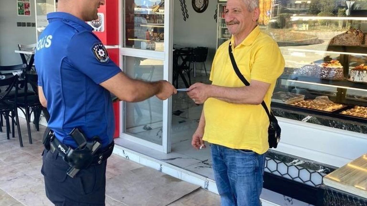 Polisten esnafa dolandırıcılık uyarısı