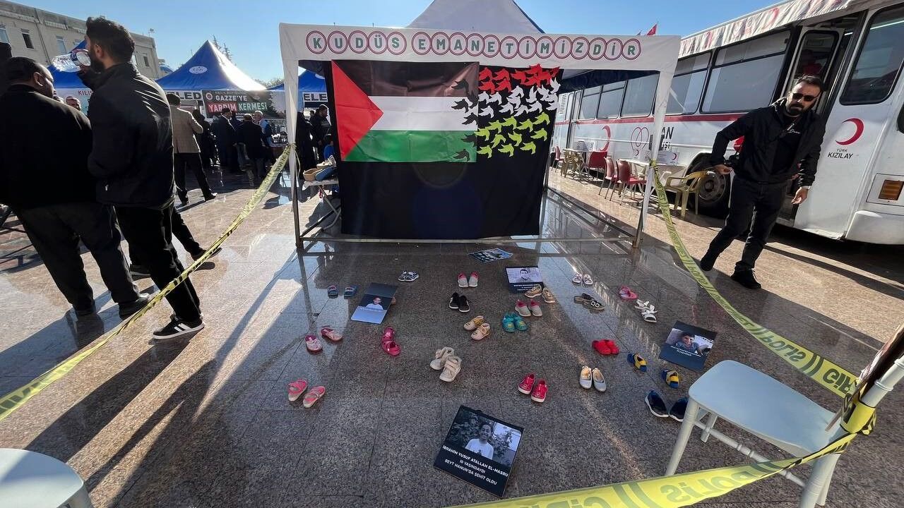 Kilis’te Filistinliler için yardım etkinliği düzenlendi