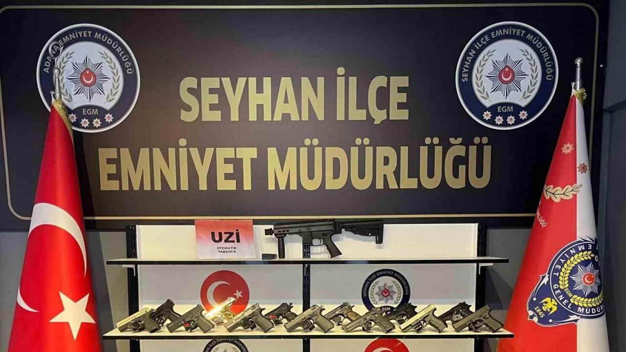 Seyhan’da polis 40 ruhsatsız silah ele geçirirken, aranan 278 kişiyi yakaladı