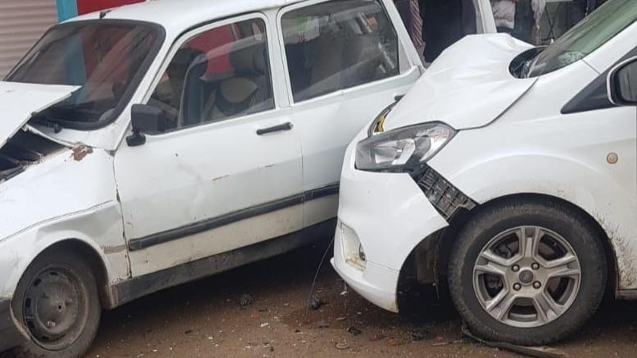 Mardin’de 7 aracın karıştığı kazada 1 kişi yaralandı