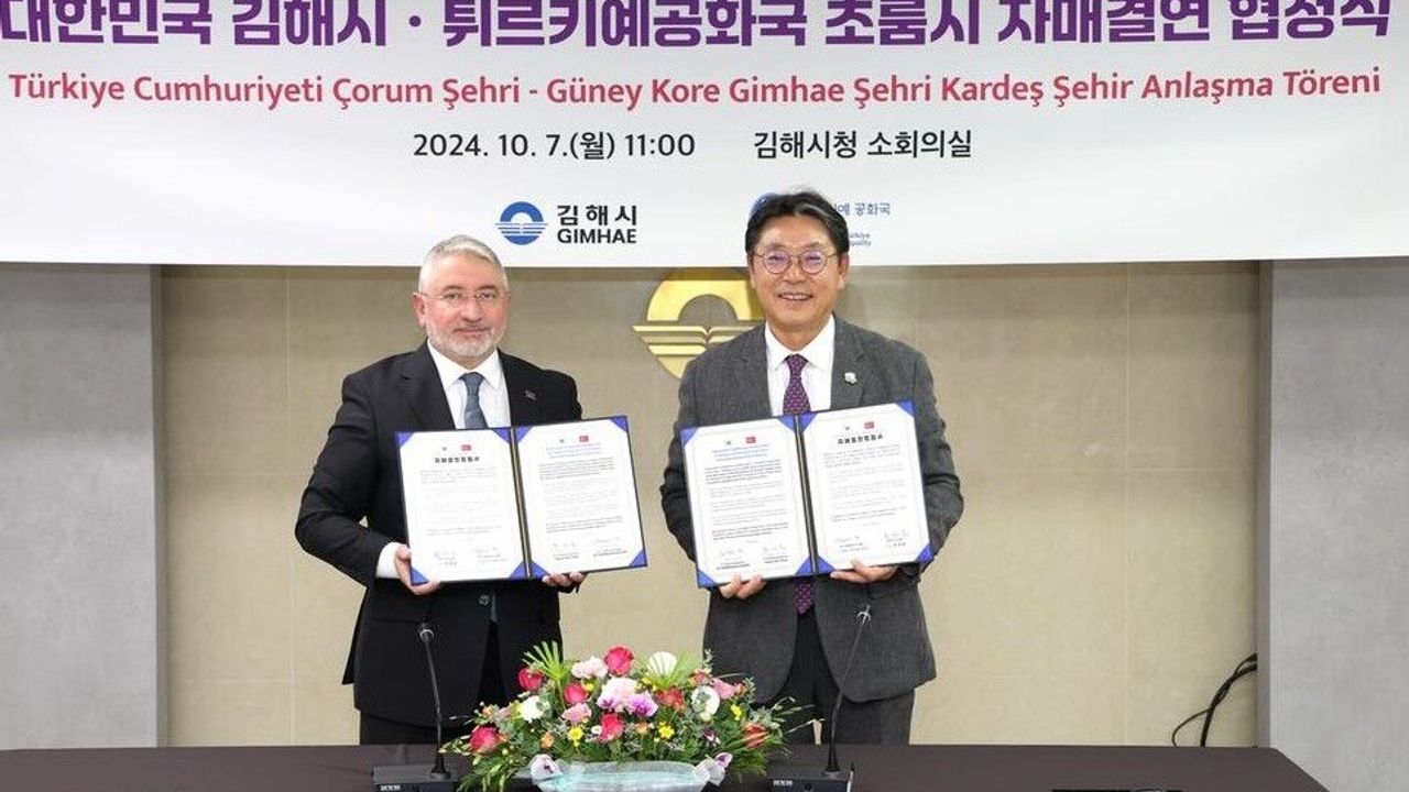 Çorum Belediyesi, Gimhae ile işbirliğini geliştiriyor