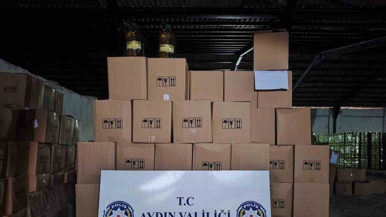 Aydın’da 2 bin 700 litre tağşiş yağ ele geçirildi