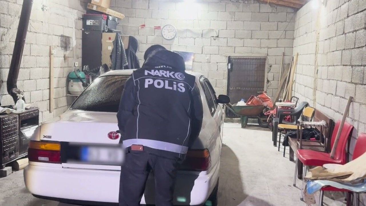 Bitlis’te köpeklerin altına gizlenmiş uyuşturucu madde ele geçirildi