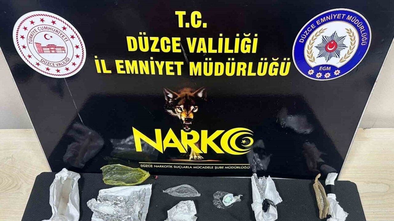 Düzce’de polisten uyuşturucu operasyonu