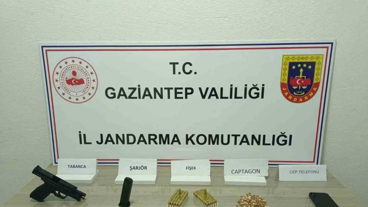 Gaziantep’te 200 adet captagon hap ele geçirildi: 1 şahıs tutuklandı