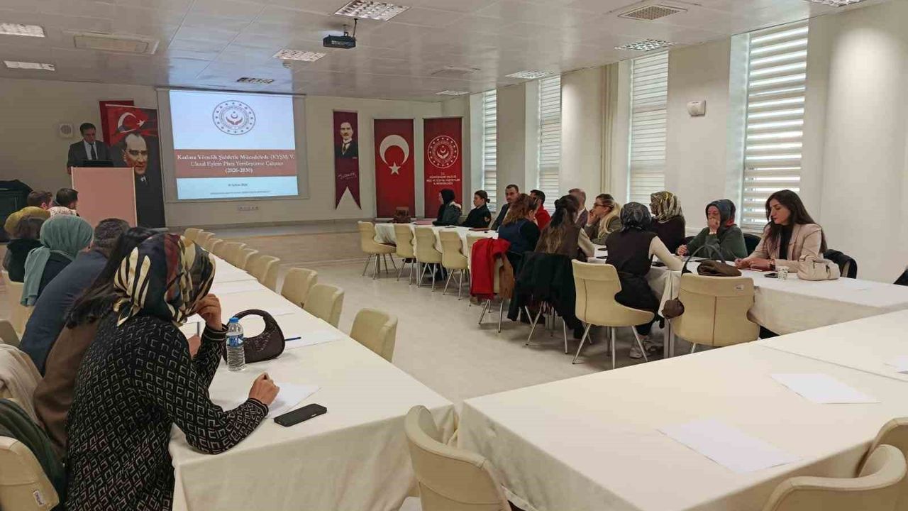 Gümüşhane'de kadına yönelik şiddetle mücadele çalıştayı düzenlendi