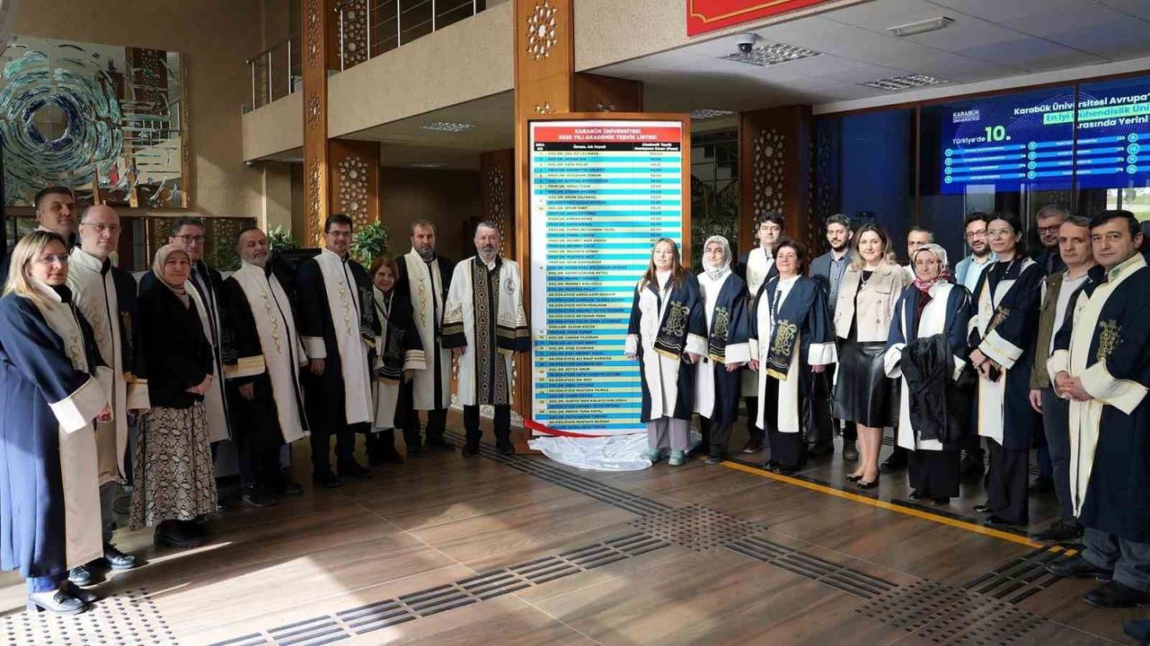 KBÜ'de 2025 Akademik Teşvik Listesi açıklandı