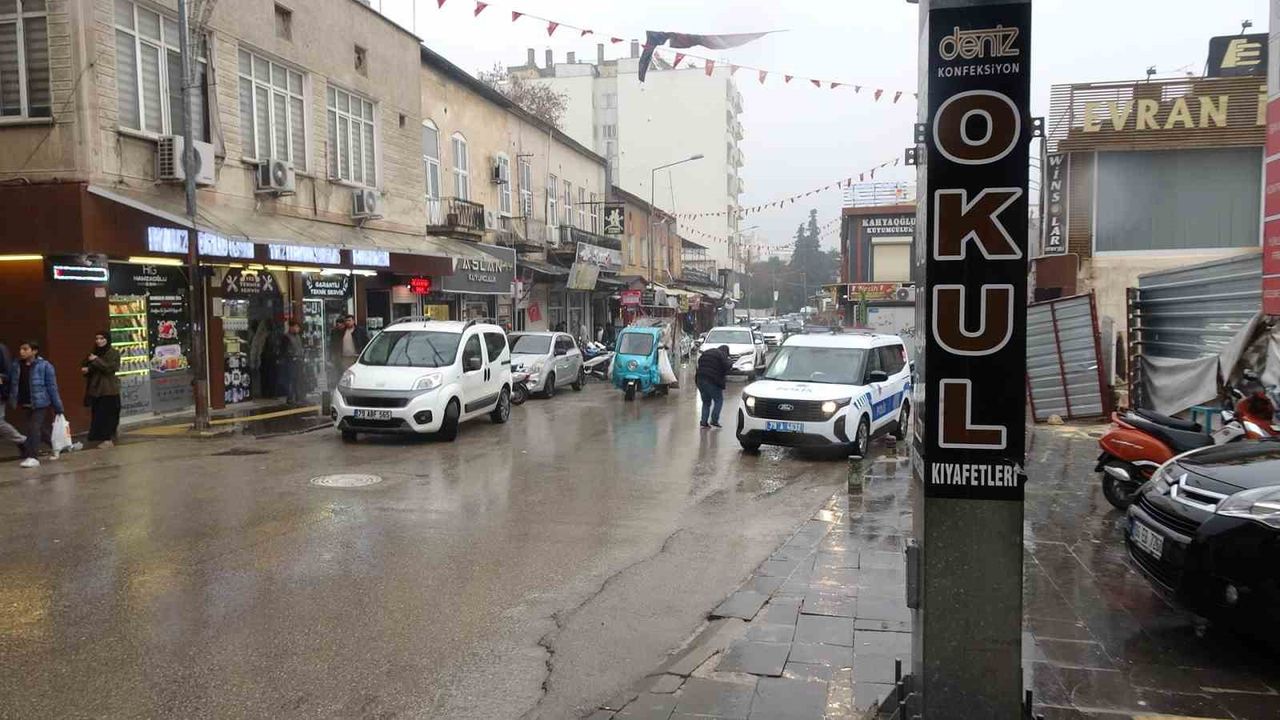 Kilis'te yağış etkili oluyor