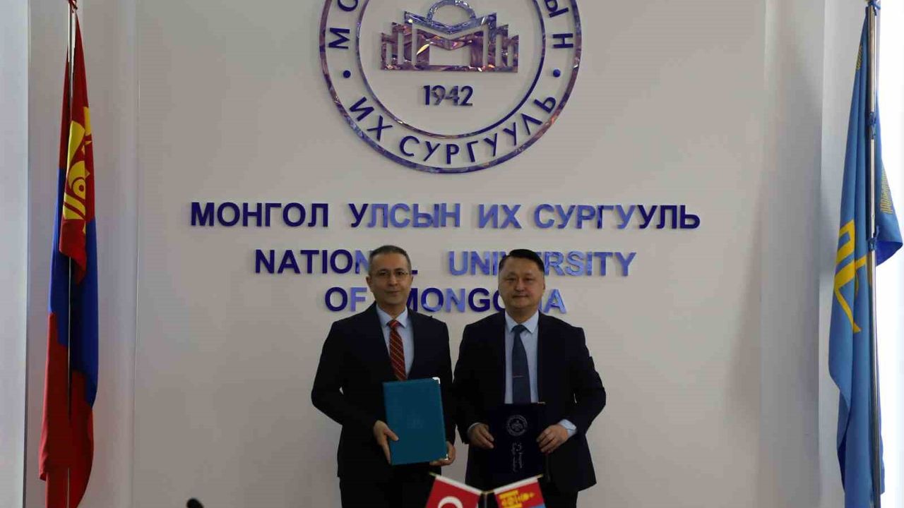 Yunus Emre Enstitüsü ile Moğolistan Devlet Üniversitesi arasında mutabakat zaptı imzalandı