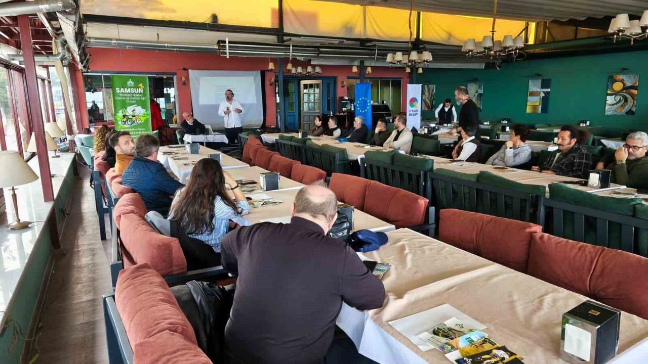 Samsun'da, 'Bisiklet Bir Ulaşım Hakkıdır' çalıştayı