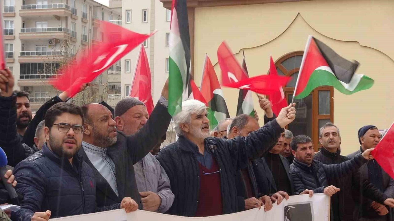 Kilis'te 'Filistin'e dünya sessiz kalmamalı' çağrısı