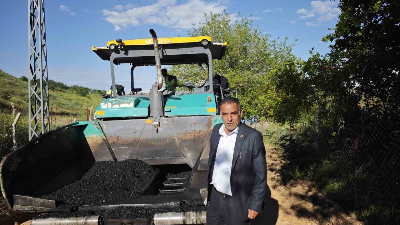 Kahta'da Millet Bahçesi yolu nihayet açılıyor