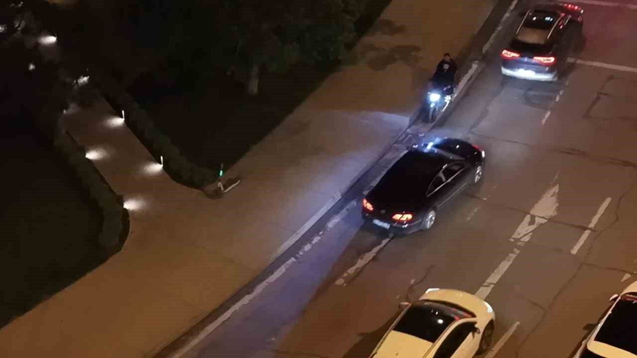 'Panik atağım var' diyerek polis uygulamasından kaçtı, dron kameralarına yakalandı