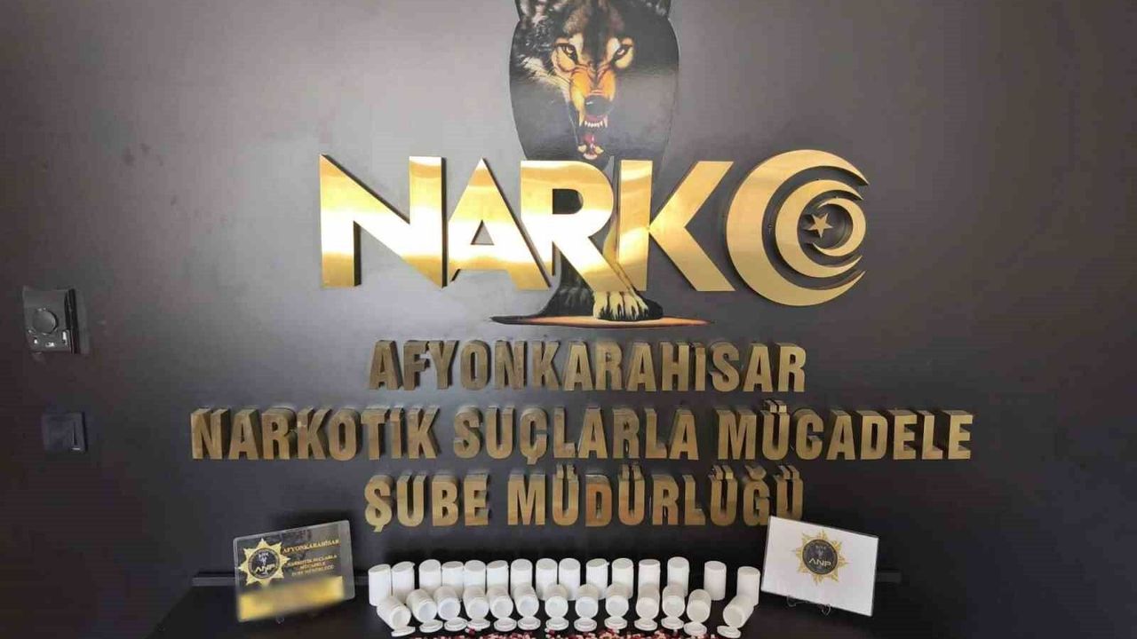 Afyonkarahisar'da uyuşturucu operasyonu: 1 şüpheli tutukland