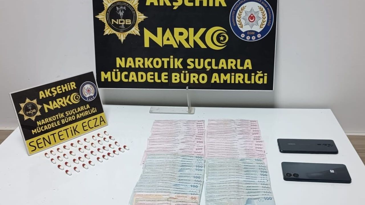 Akşehir'de uyuşturucu operasyonu: 1 tutuklama