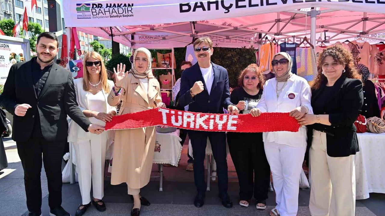 Bahçelievler'de kadınların el emeği ekonomiye kazandırılıyor