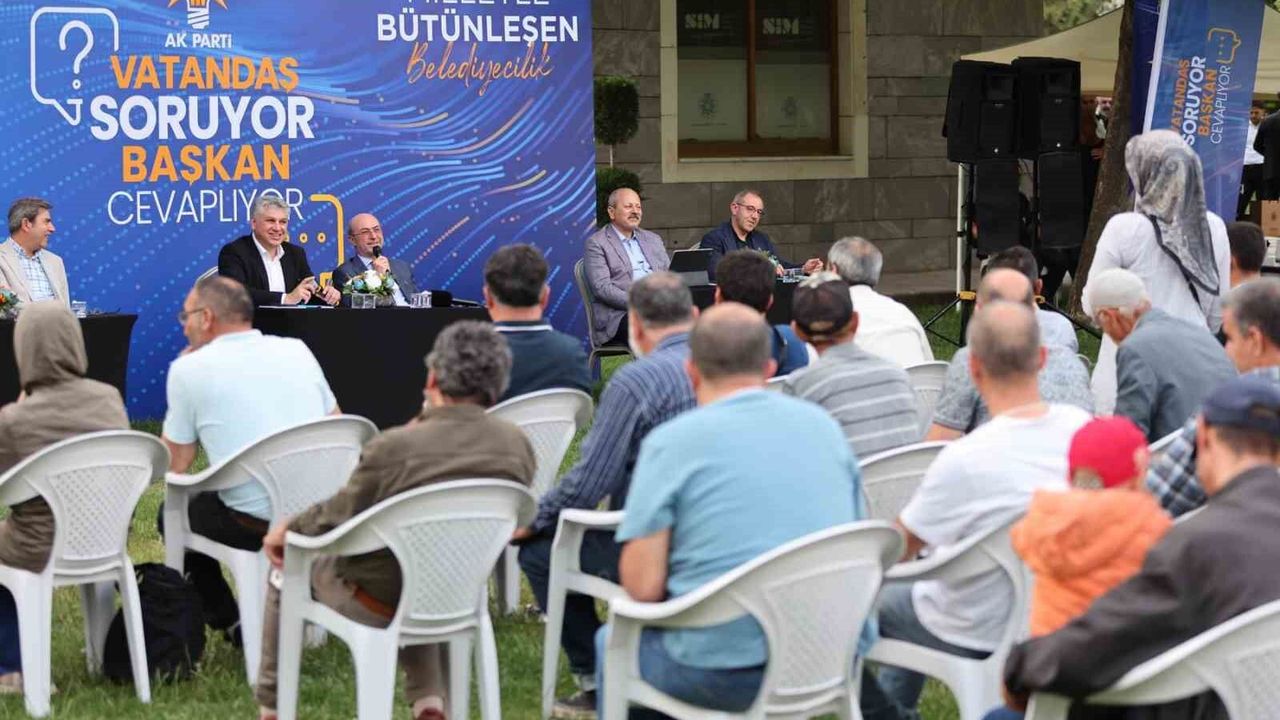 Başkan Pekyatırmacı Şeyh Şamil ve Mehmet Akif mahallelerinde