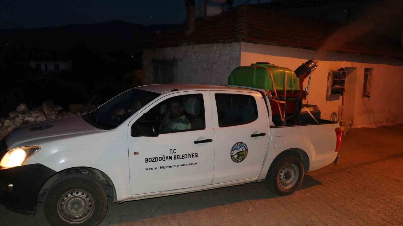 Bozdoğan'da sivrisinekle mücadele başladı