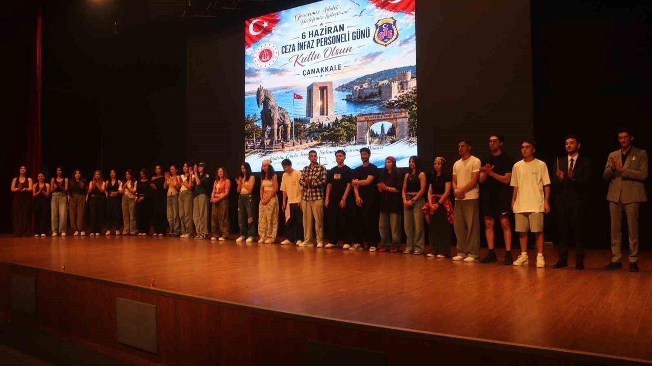 Ceza İnfaz Personeli Günü Çanakkale'de kutlandı