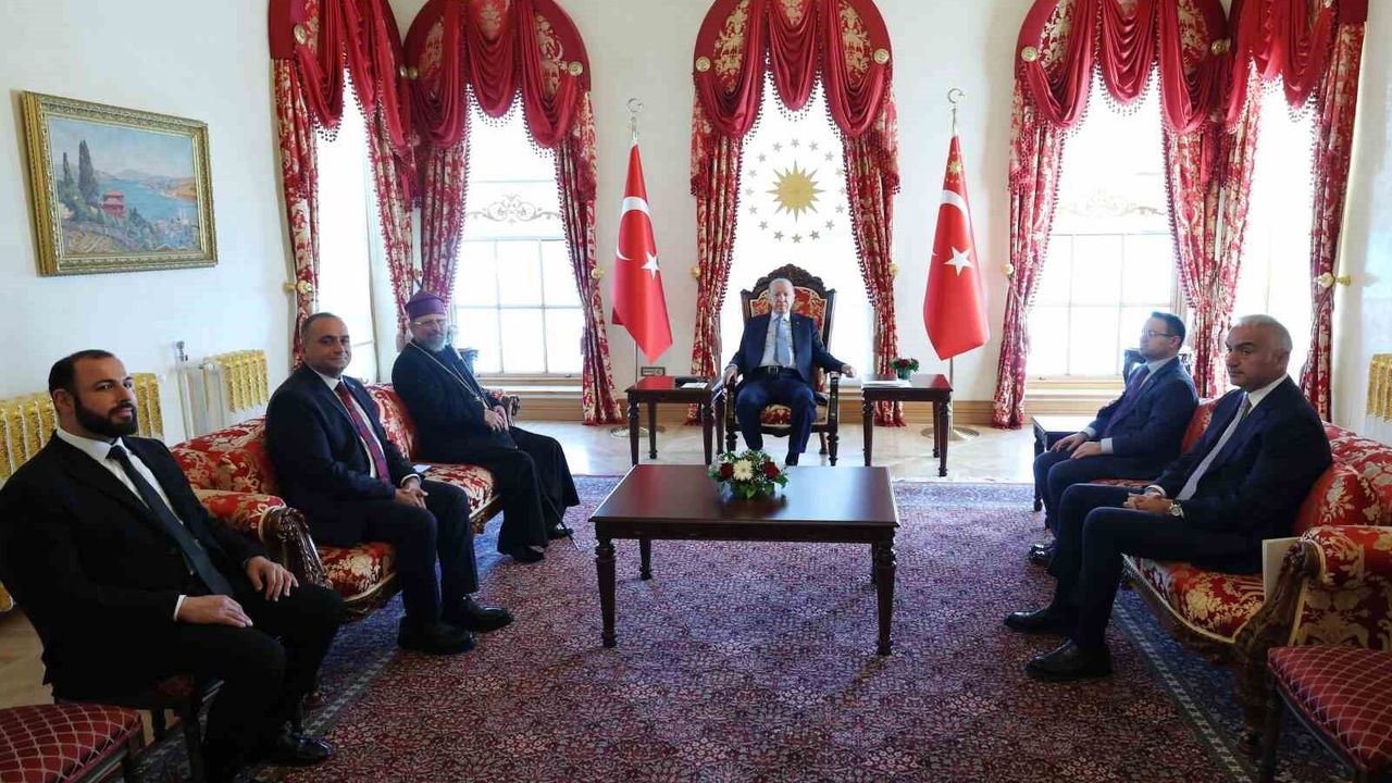 Cumhurbaşkanı Erdğan, Türkiye Ermenileri Patriği Sahak Maşal